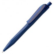 Ручка шариковая Prodir QS20 PMT-T, синяя с логотипом или изображением