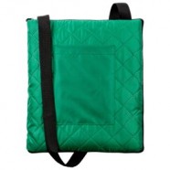 Плед для пикника Soft & dry, зеленый с логотипом или изображением
