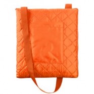 Плед для пикника Soft & dry, темно-оранжевый с логотипом или изображением