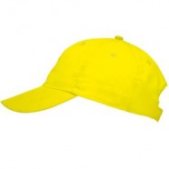 Бейсболка METEOR неоново-желтая с логотипом или изображением