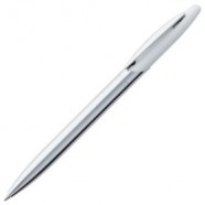 Ручка шариковая Dagger Soft Touch, белая с логотипом или изображением