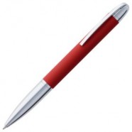 Ручка шариковая Arc Soft Touch, красная с логотипом или изображением
