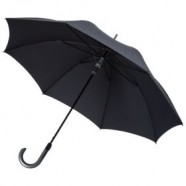 Зонт-трость E.703, черный с логотипом или изображением