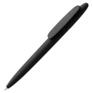 Ручка шариковая Prodir DS5 TRR-P Soft Touch, черная с логотипом или изображением