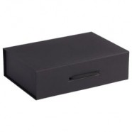 Коробка Case, подарочная, черная с логотипом или изображением