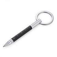 Ручка-брелок Construction micro, черный с логотипом или изображением