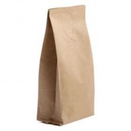 Кофе в зернах, в крафт-упаковке с логотипом или изображением