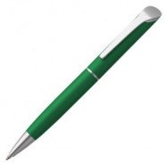 Ручка шариковая Glide, зеленая с логотипом или изображением
