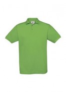 Рубашка поло Safran зеленое яблоко с логотипом или изображением