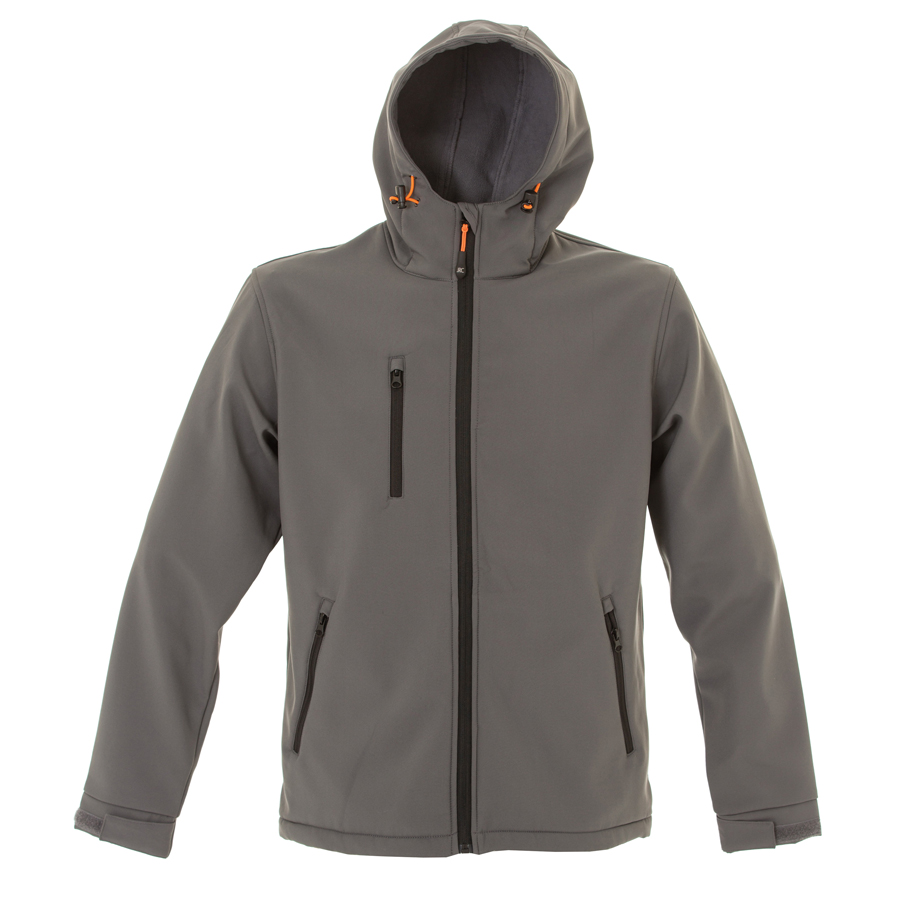 Куртка Innsbruck Man, серый_M, 96% п/э, 4% эластан с логотипом или изображением