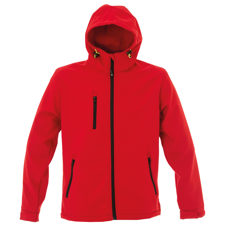 Куртка Innsbruck Man, красный_3XL, 96% п/э, 4% эластан с логотипом или изображением
