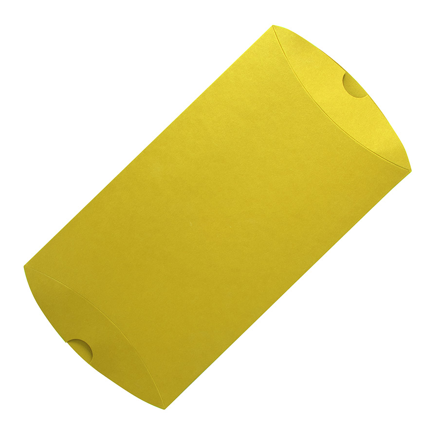 Коробка подарочная PACK; 23*16*4 см; желтый с логотипом или изображением