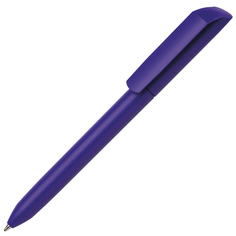 Ручка шариковая FLOW PURE, фиолетовый, пластик с логотипом или изображением