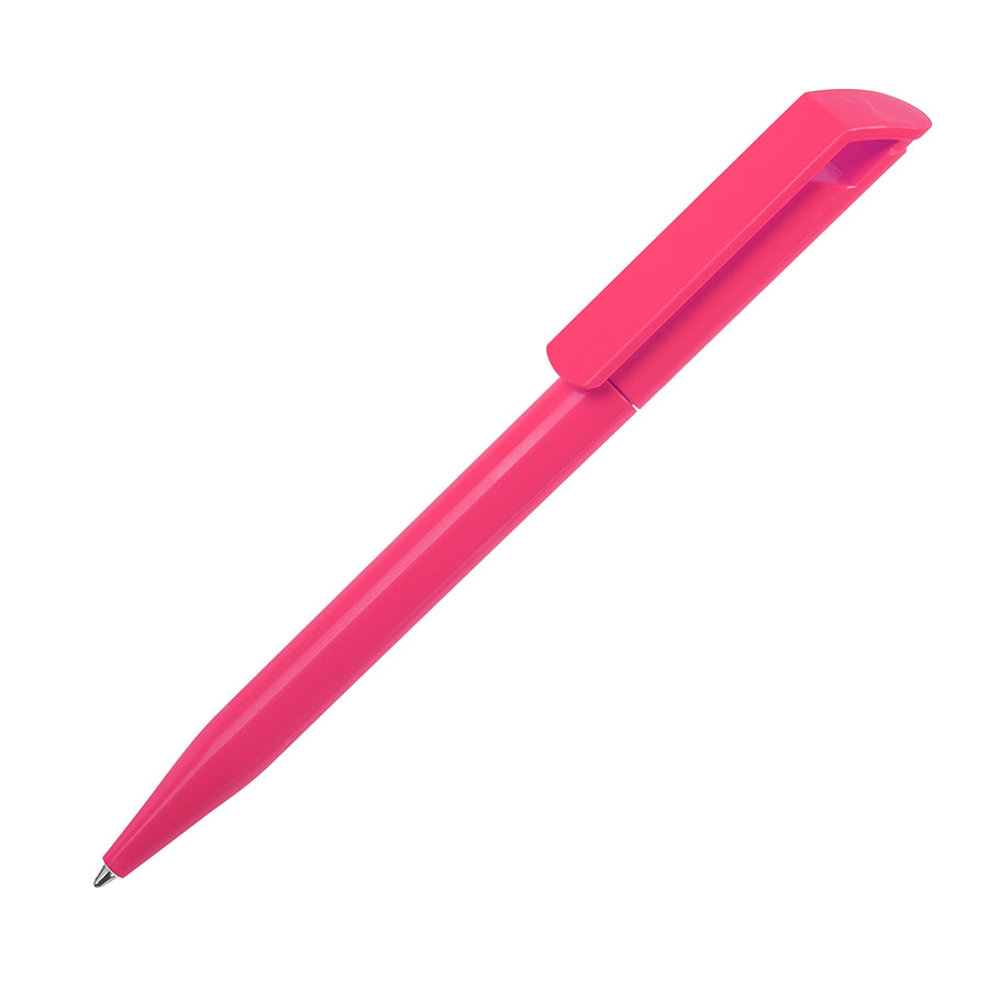 Ручка шариковая ZINK, розовый, пластик с логотипом или изображением