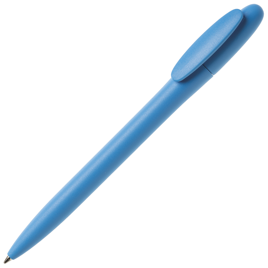 Ручка шариковая BAY, бирюзовый, непрозрачный пластик с логотипом или изображением
