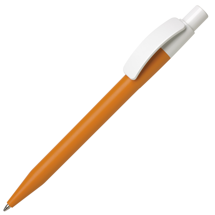 Ручка шариковая PIXEL, оранжевый, непрозрачный пластик с логотипом или изображением