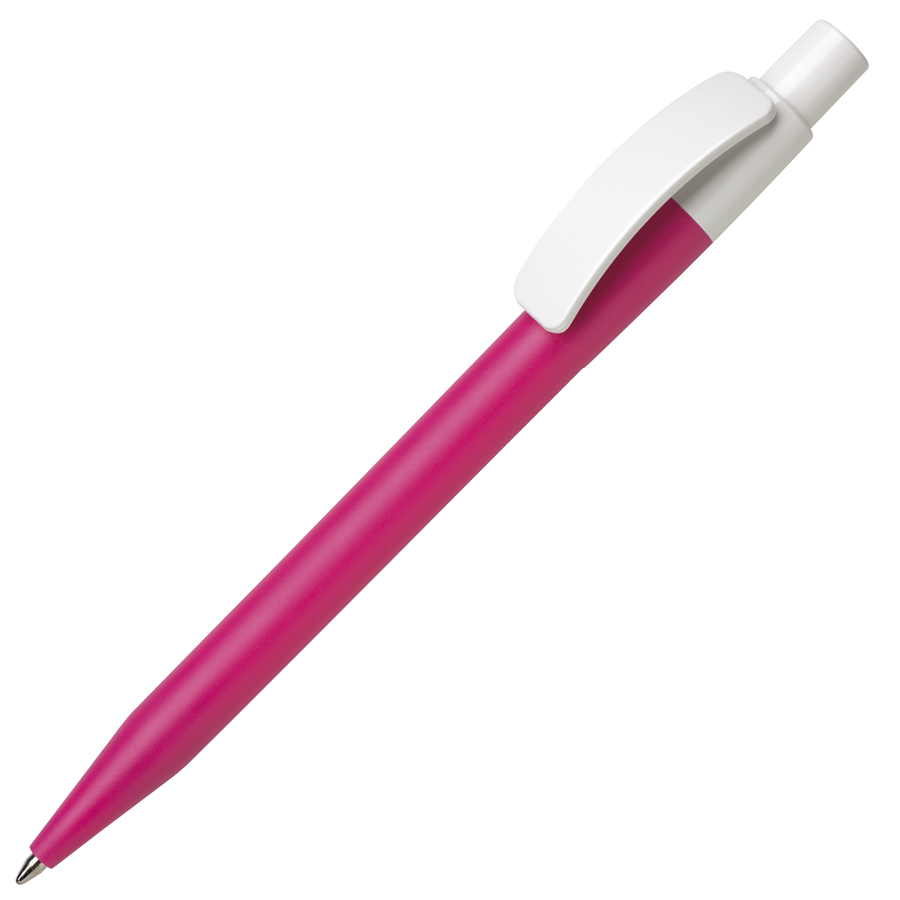 Ручка шариковая PIXEL, розовый, непрозрачный пластик с логотипом или изображением
