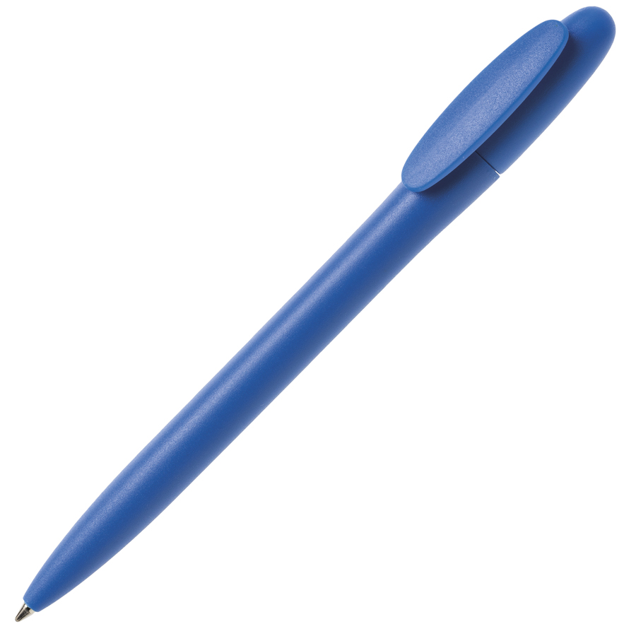 Ручка шариковая BAY, лазурный, непрозрачный пластик с логотипом или изображением