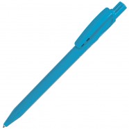 TWIN, ручка шариковая, голубой, пластик с логотипом или изображением