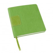 Ежедневник недатированный Scotty, А5-,  зеленое яблоко, кремовый блок, без обреза с логотипом или изображением