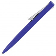 SAMURAI, ручка шариковая, синий/серый, металл, пластик с логотипом или изображением