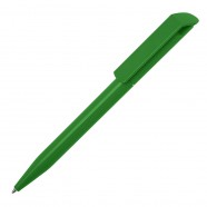 Ручка шариковая ZINK, зеленый, пластик с логотипом или изображением
