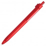FORTE SOFT, ручка шариковая, красный, пластик, покрытие soft с логотипом или изображением