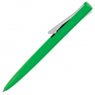 SAMURAI, ручка шариковая,  зеленый/серый, металл, пластик с логотипом или изображением