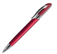 FORCE, ручка шариковая, красный/серебристый, металл с логотипом или изображением