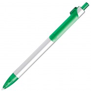 PIANO, ручка шариковая, серебристый/зеленый, металл/пластик с логотипом или изображением
