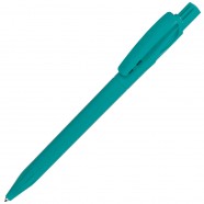 TWIN, ручка шариковая, бирюзовый, пластик с логотипом или изображением