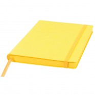 Ежедневник недатированный Shady, А5,  лимонный, кремовый блок, желтый обрез с логотипом или изображением