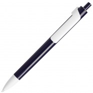 FORTE, ручка шариковая, синий/белый, пластик с логотипом или изображением