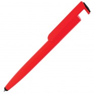 N3, ручка шариковая со стилусом, красный, пластик с логотипом или изображением