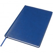 Ежедневник недатированный Bliss, А4,  синий, белый блок, без обреза с логотипом или изображением