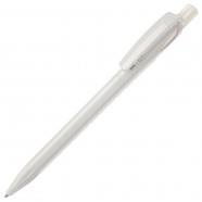 TWIN, ручка шариковая, белый, пластик с логотипом или изображением